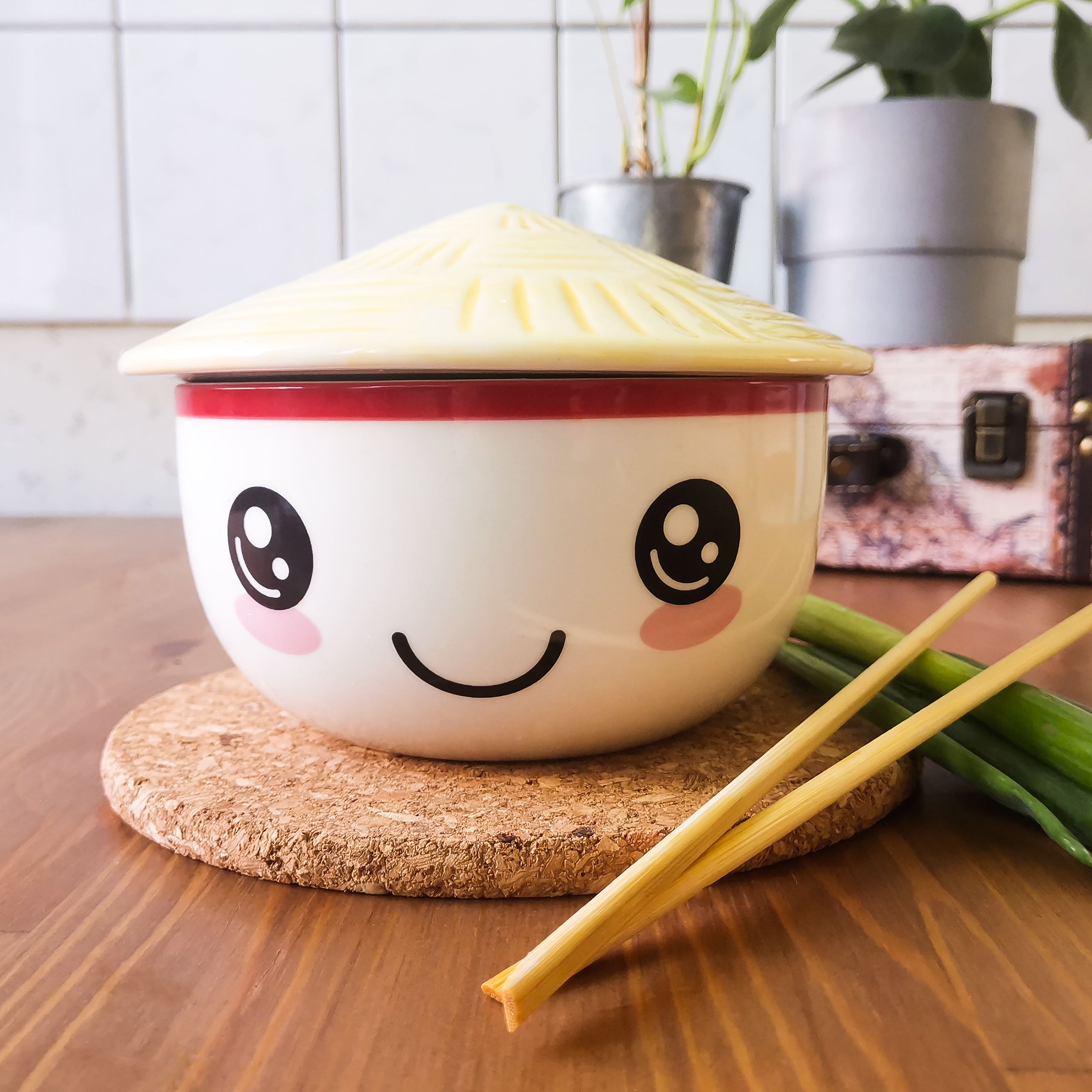 Product image Kawaii Bowl with Lid for Anime Fans