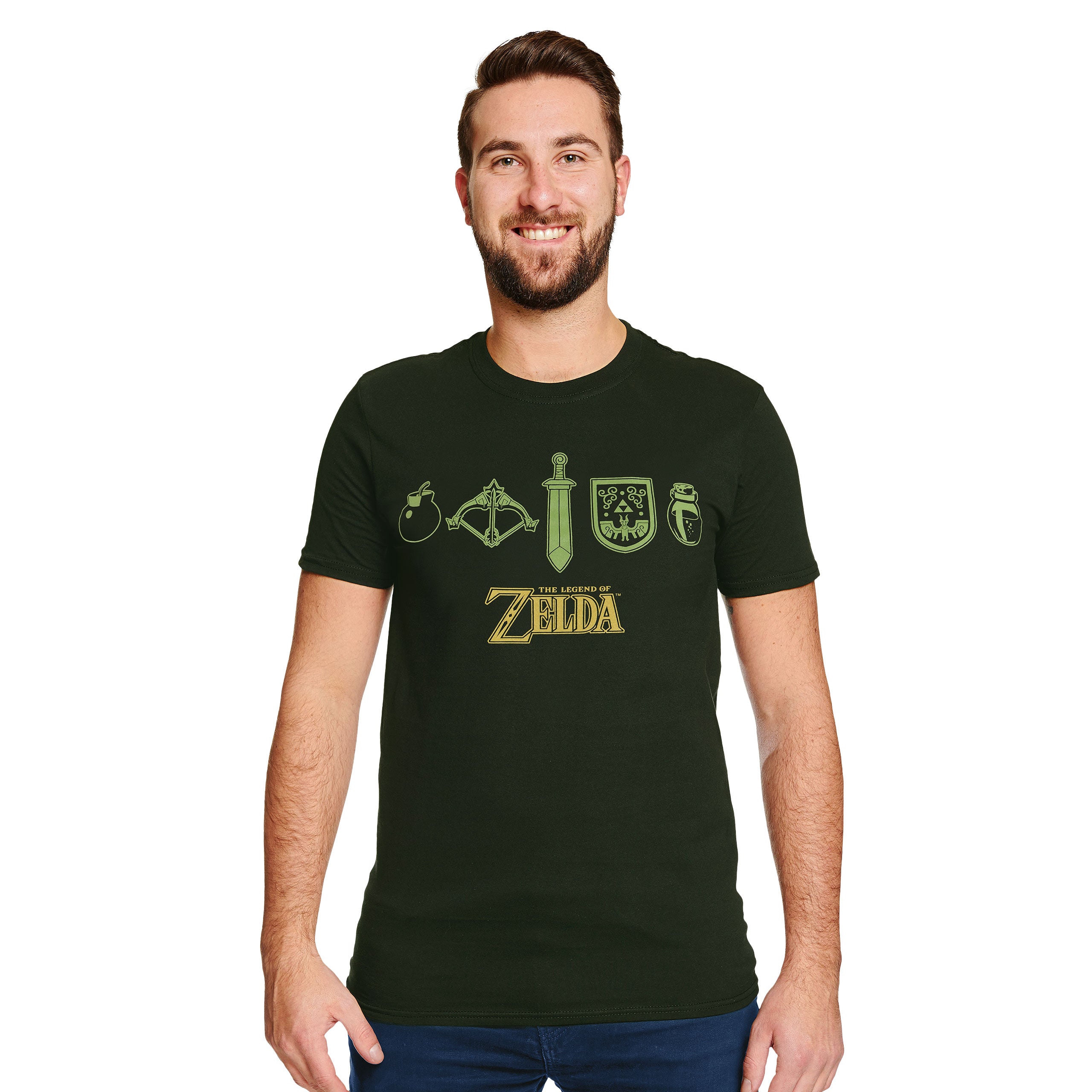 Product image Zelda - Icons T-Shirt green