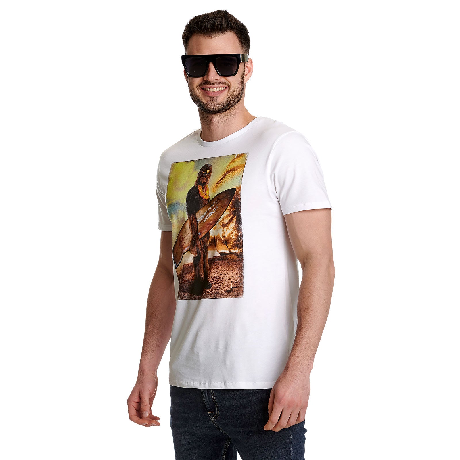 Product image Star Wars - Wookiee Surfer T-Shirt white