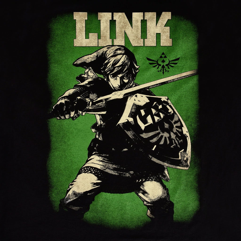 Product image Zelda - Link Hero of Hyrule T-Shirt Black