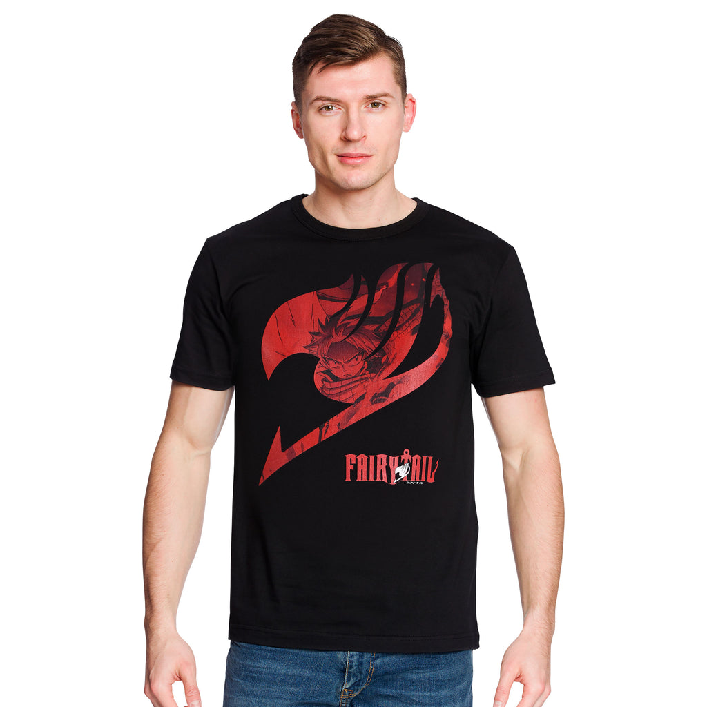 Product image Fairy Tail - Logo with Natsu T-shirt black