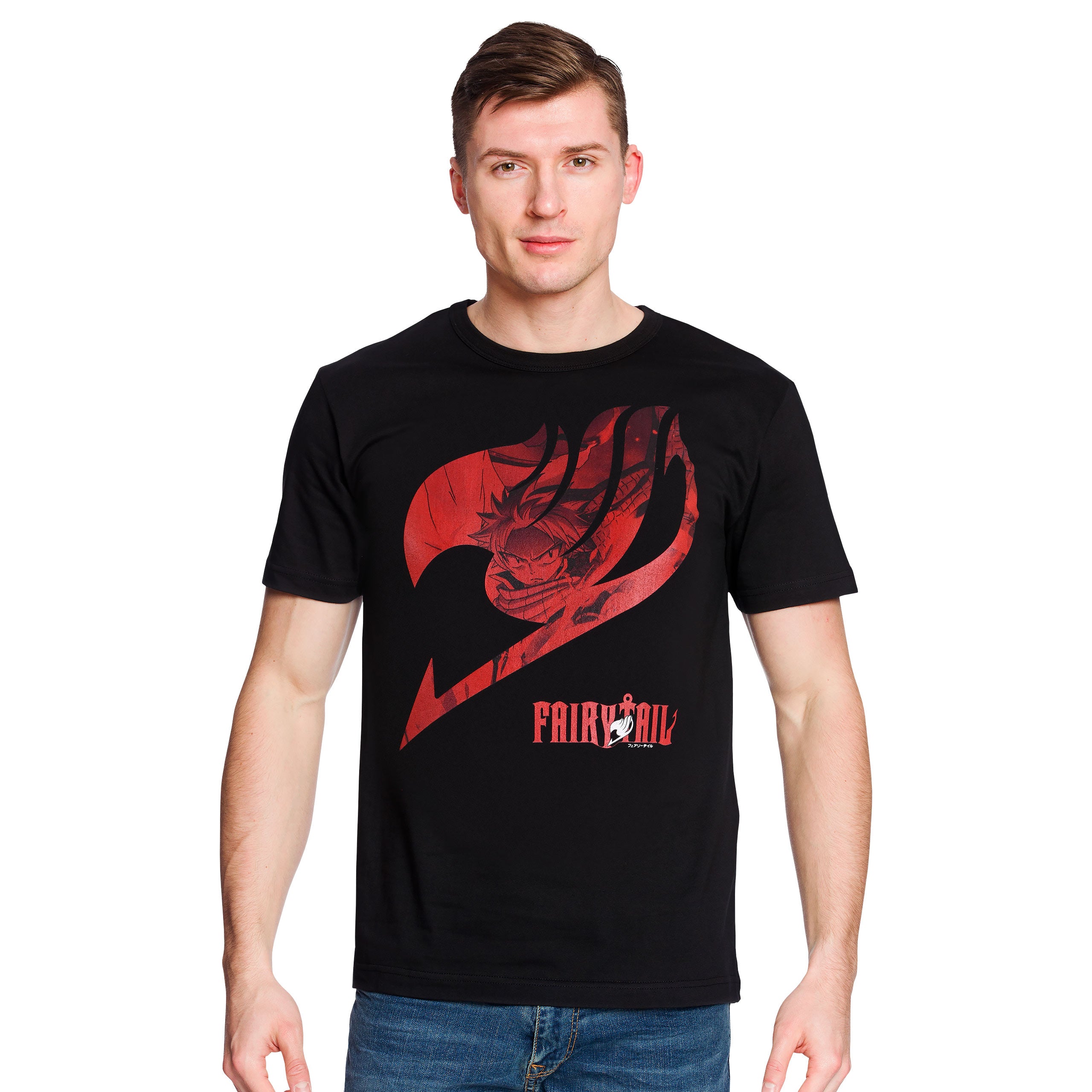 Product image Fairy Tail - Logo with Natsu T-shirt black