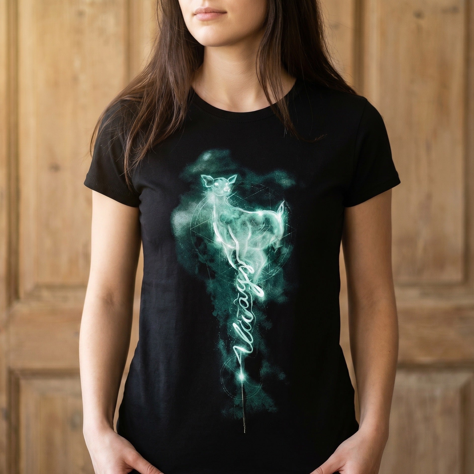 Product image Snape Patronus Always Women's T-Shirt Black - Harry Potter