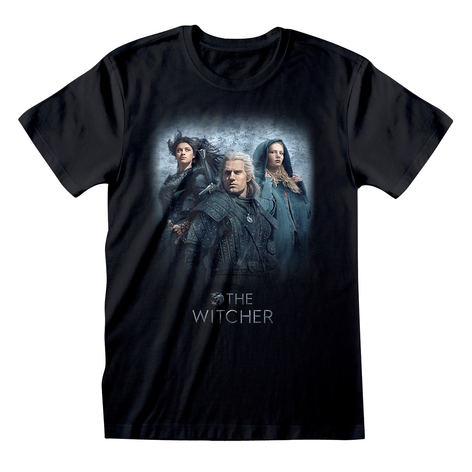 Product image Witcher - Geralt Yennefer and Ciri Women's T-Shirt Black