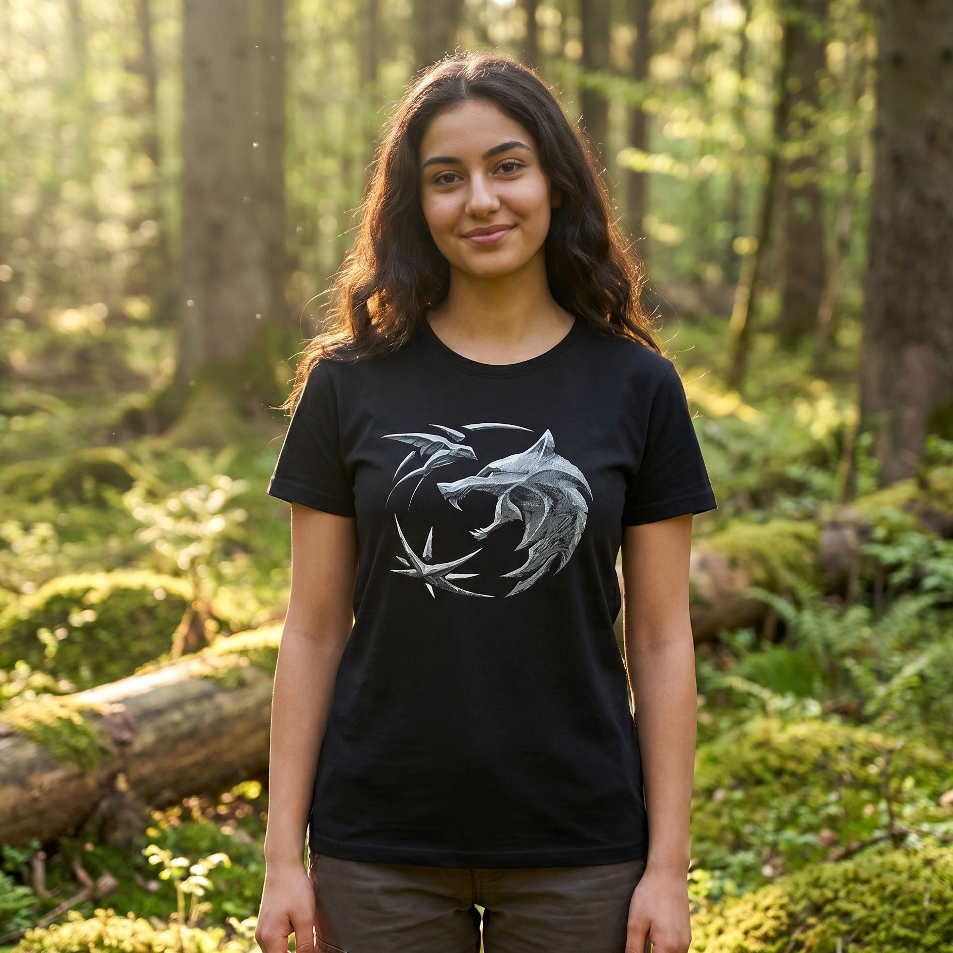 Product image Witcher - Wolf Emblem T-Shirt Black