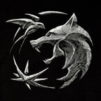 Product image Witcher - Wolf Emblem Hoodie Black