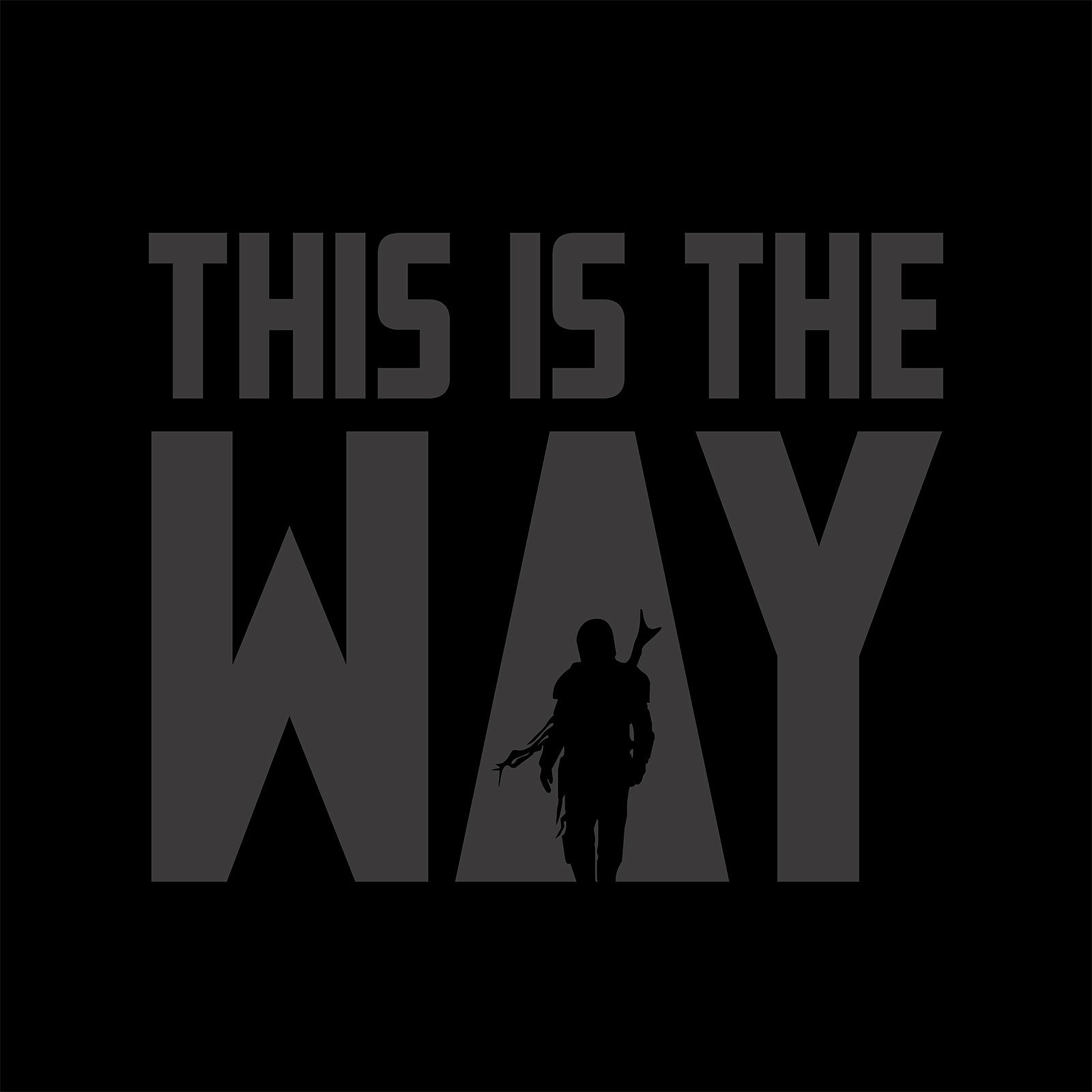 Product image The Way T-Shirt for Star Wars Fans black
