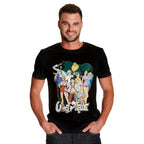 Product image One Piece - Ruffy with Straw Hat Crew T-Shirt black