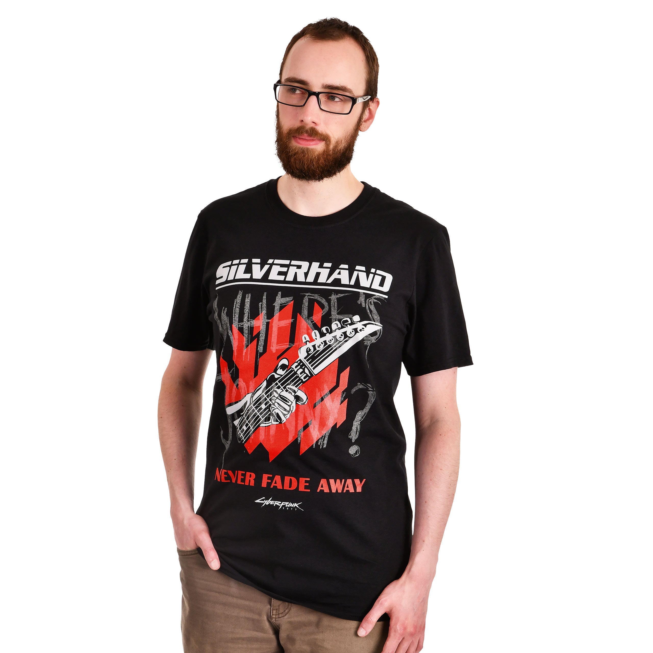 Product image Cyberpunk 2077 - Johnny Fade Glow in the Dark T-Shirt black