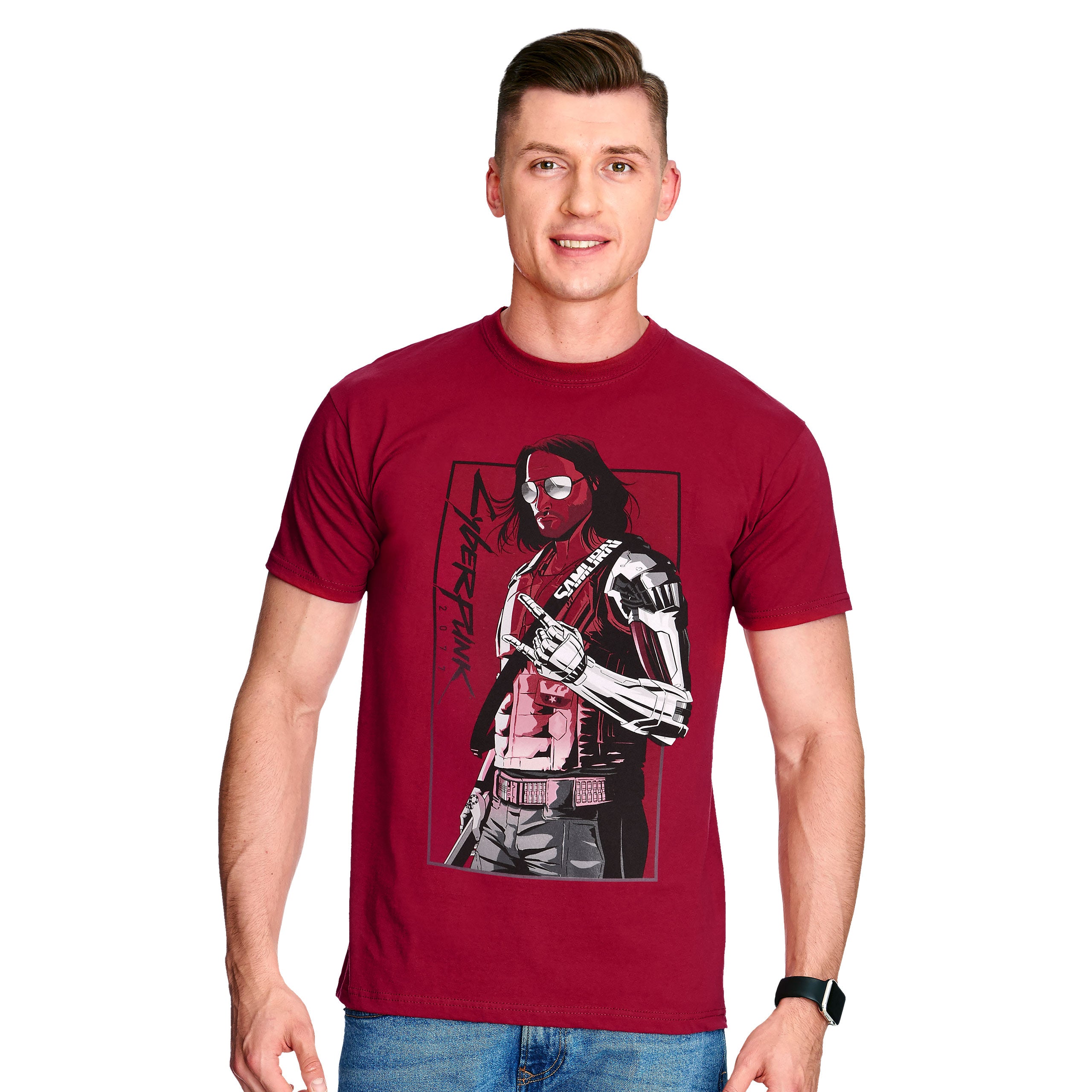 Product image Cyberpunk 2077 - Toy Box Johnny T-Shirt red
