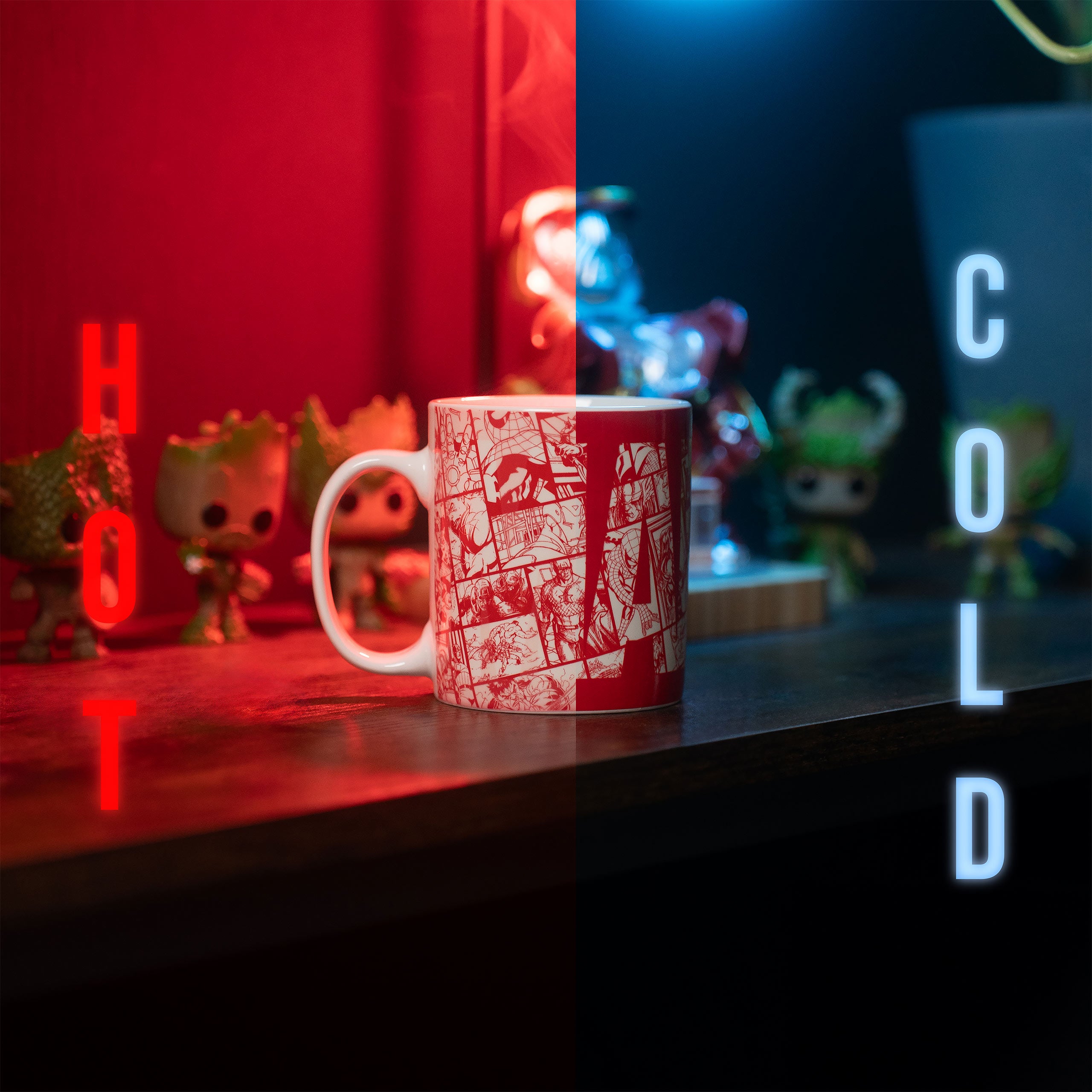 Product image Marvel - Comic Logo Thermoeffect Mug