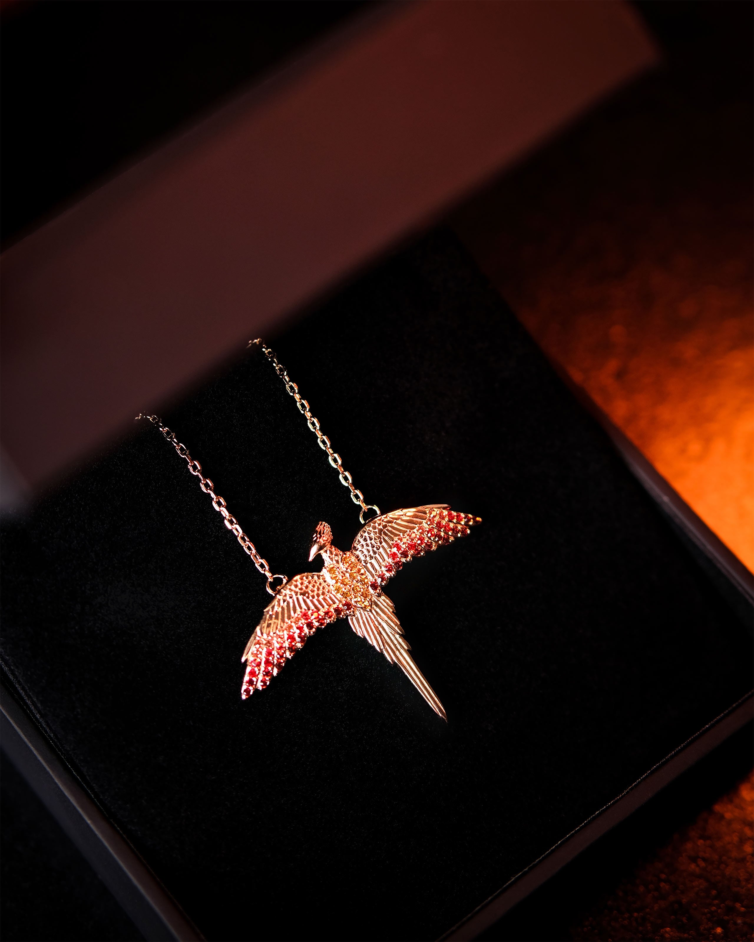 Product image Harry Potter - Fawkes Necklace with Crystals