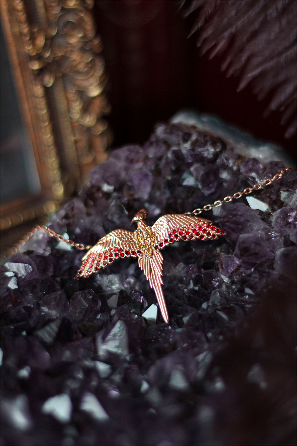 Product image Harry Potter - Fawkes Necklace with Crystals