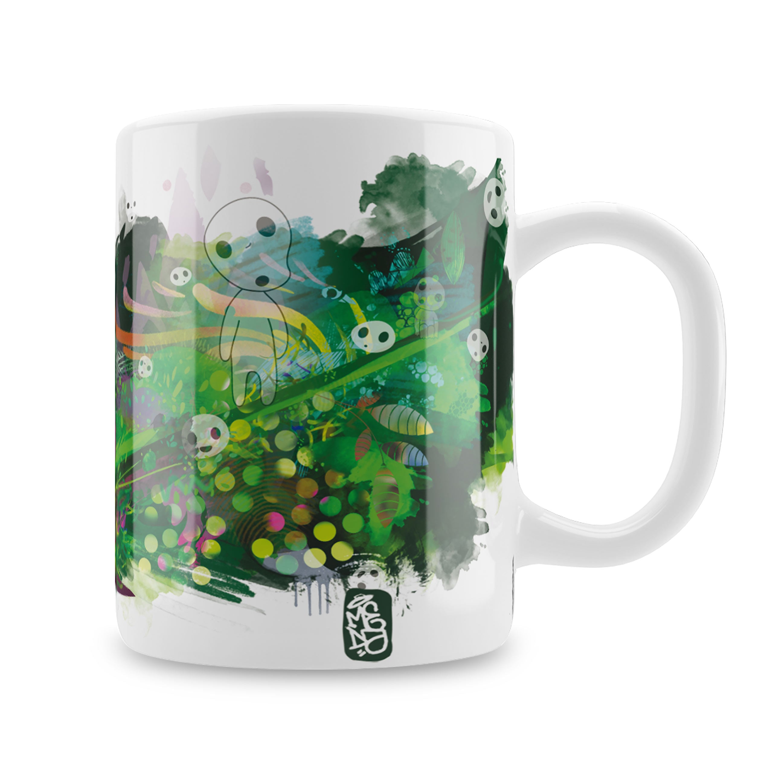 Product image Nekodama Tree Spirits Mug for Princess Mononoke Fans
