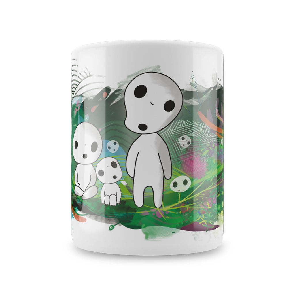 Product image Nekodama Tree Spirits Mug for Princess Mononoke Fans