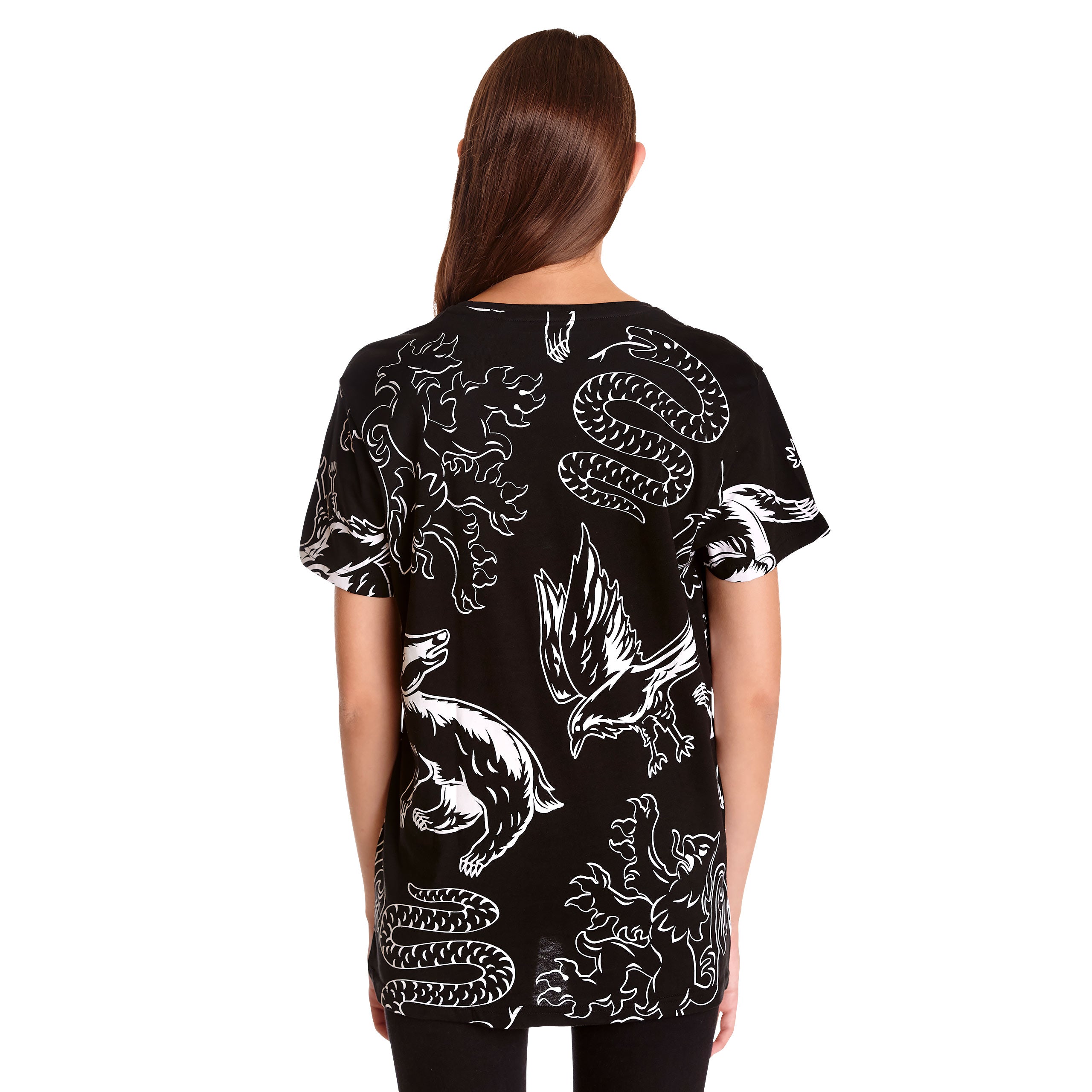 Product image Harry Potter - Black and White House Crests T-Shirt