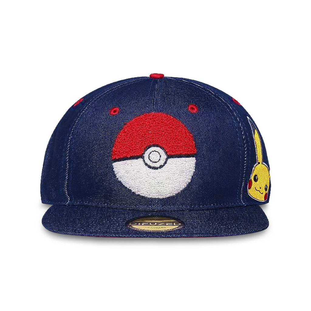 Product image Pokemon - Pokeball Snapback Cap Blue