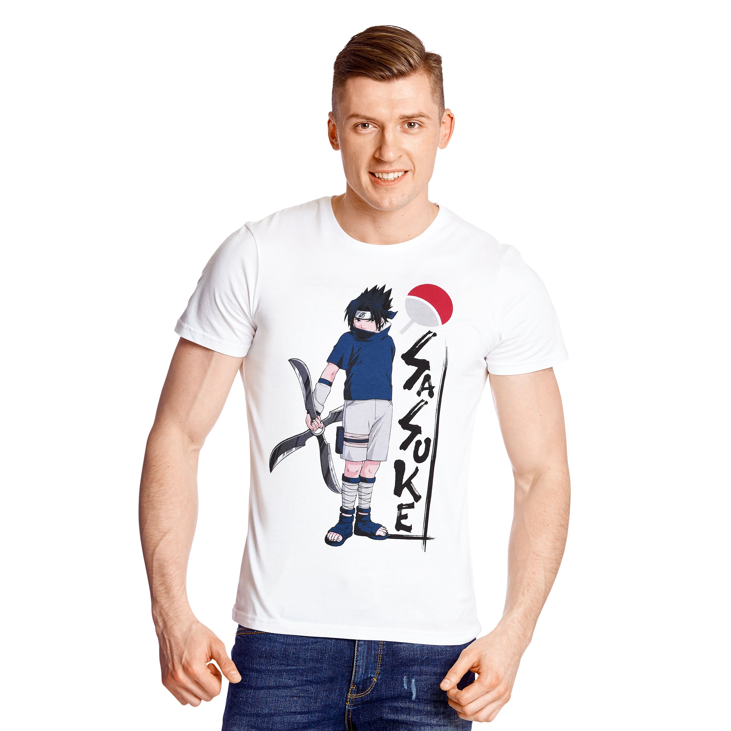 Product image Naruto - Sasuke Uchiha White T-Shirt