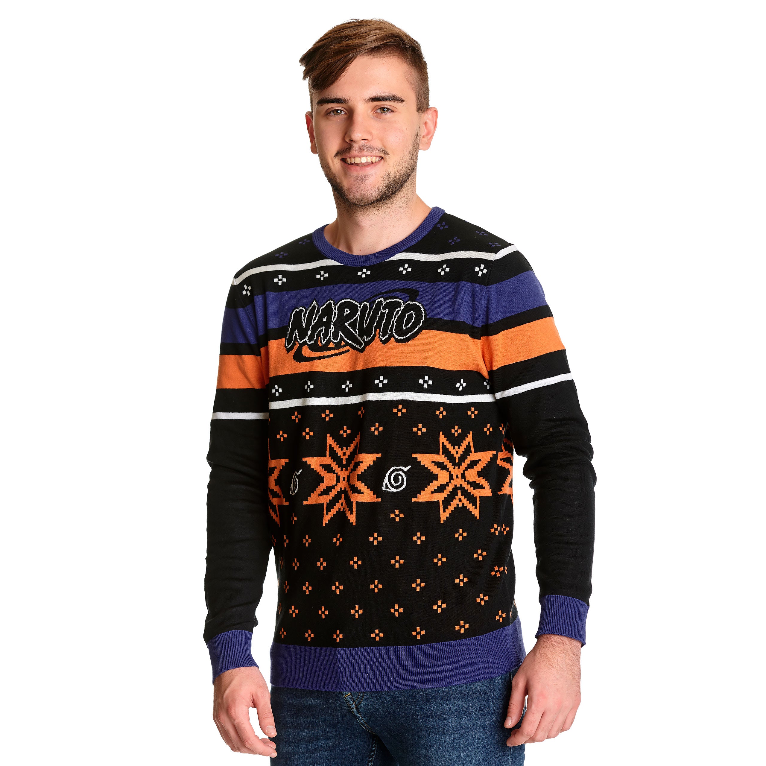 Product image Naruto - Konoha Symbol Knitted Sweater