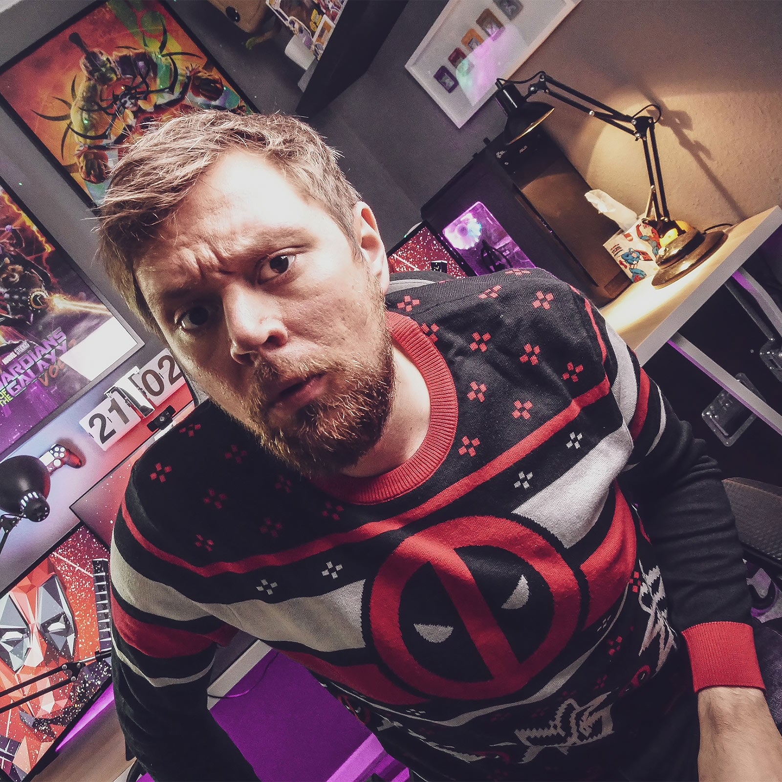 Product image Deadpool - Logo Knitted Sweater