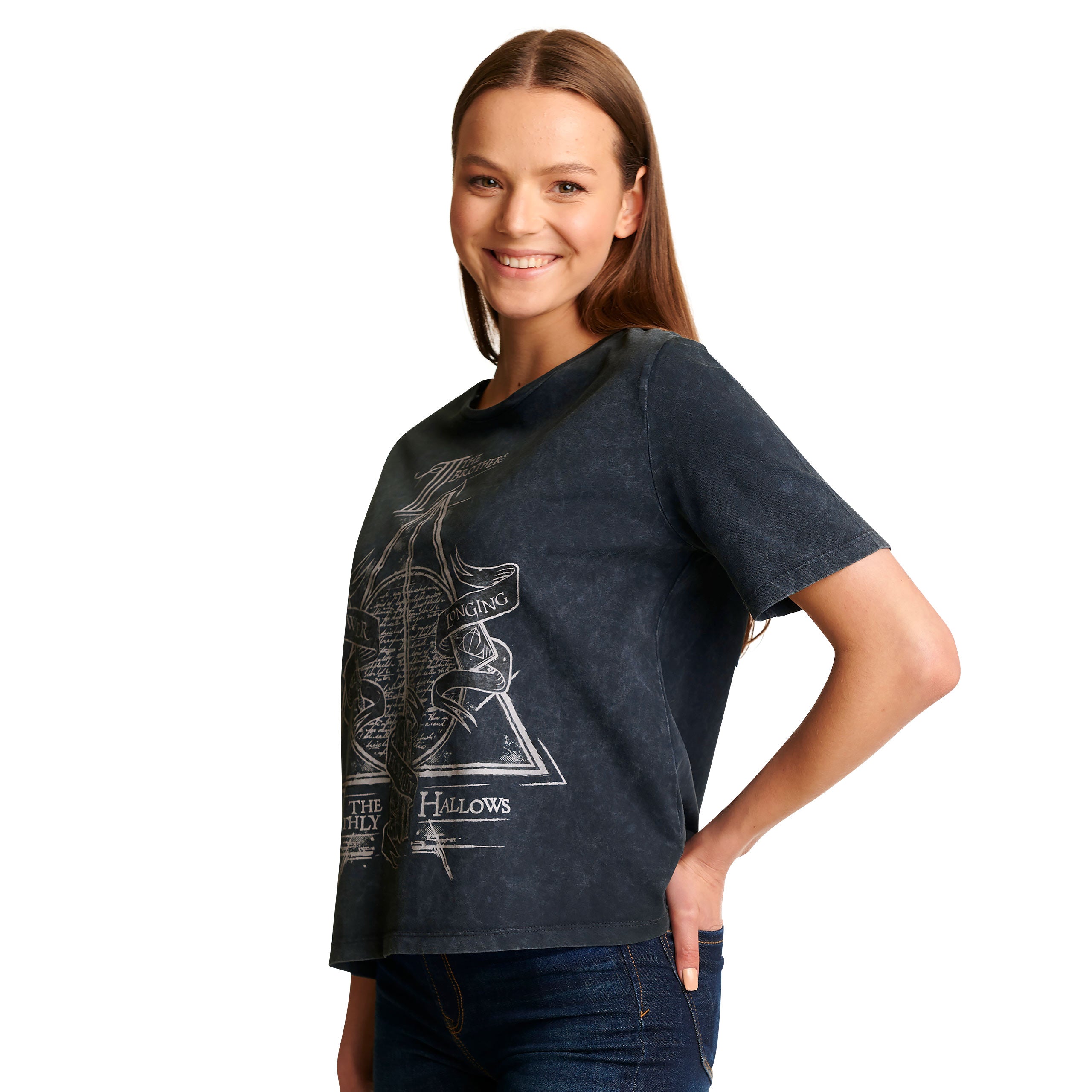 Product image Harry Potter - Deathly Hallows Women's T-Shirt Grey