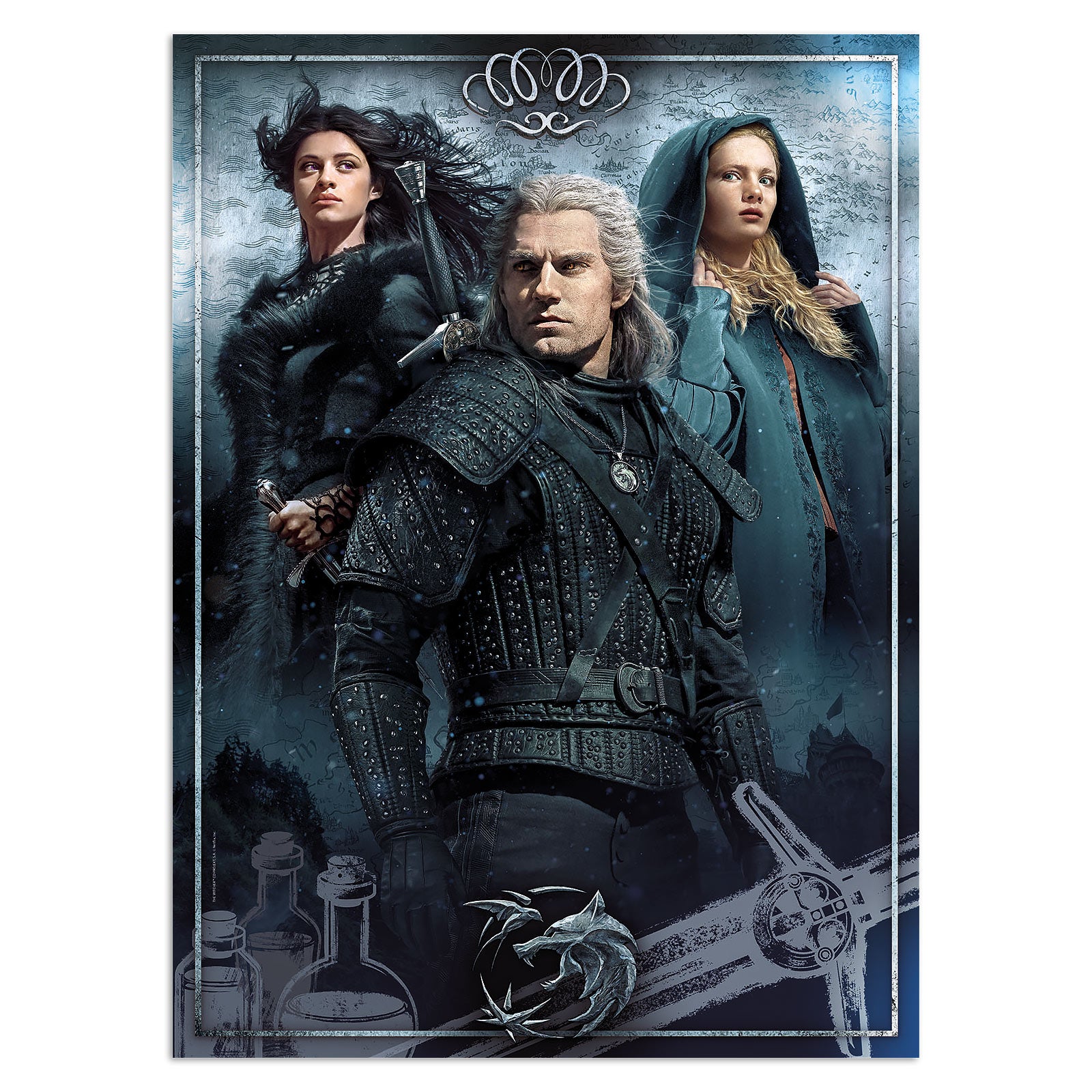 Product image Witcher - Ciri, Yennefer & Geralt Puzzle 1000 Pieces