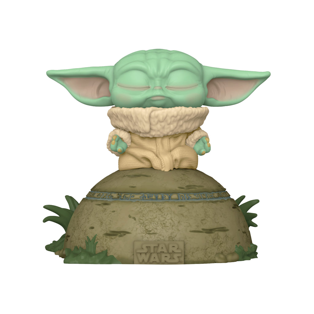 Product image Grogu Using the Force Funko Pop Figure with Light and Sound Effects - Star Wars The Mandalorian