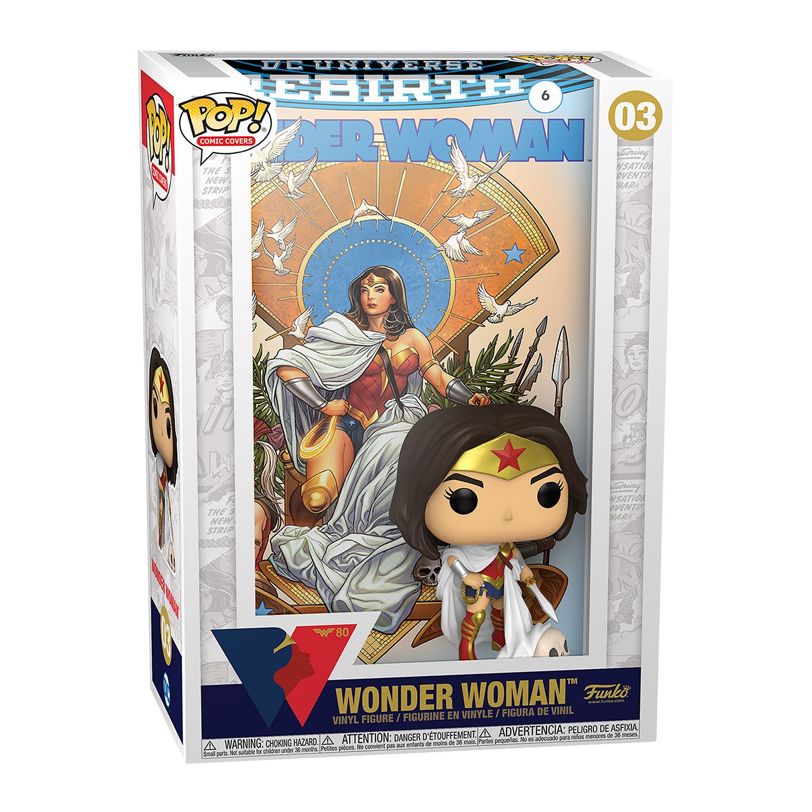 Product image Wonder Woman - Rebirth On Throne Funko Pop Figure