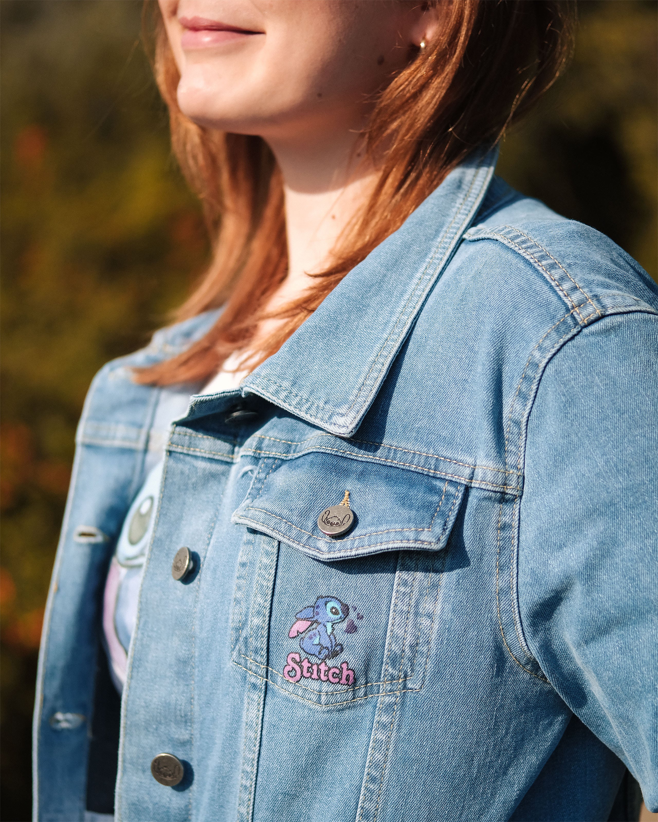 Product image Lilo & Stitch - Flowers Denim Jacket Women blue