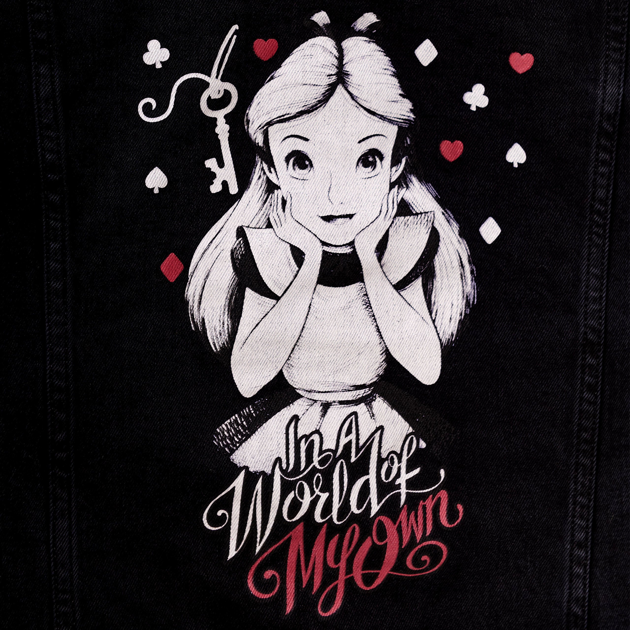 Product image Alice in Wonderland - Women's Black Denim Jacket