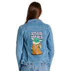 Product image Grogu Women's Denim Jacket Blue - Star Wars The Mandalorian