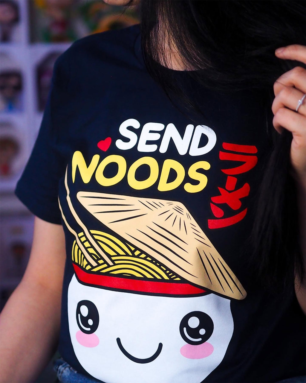 Product image Send Noods Ramen T-Shirt for Anime Fans Blue