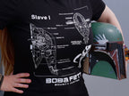 Product image Star Wars - Boba Fett Slave I Sketch T-Shirt Black