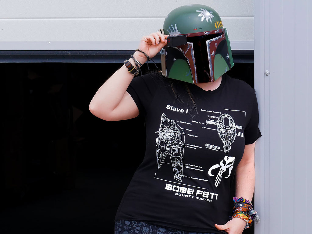 Product image Star Wars - Boba Fett Slave I Sketch T-Shirt Black
