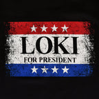 Product image For President T-Shirt black for Loki Fans