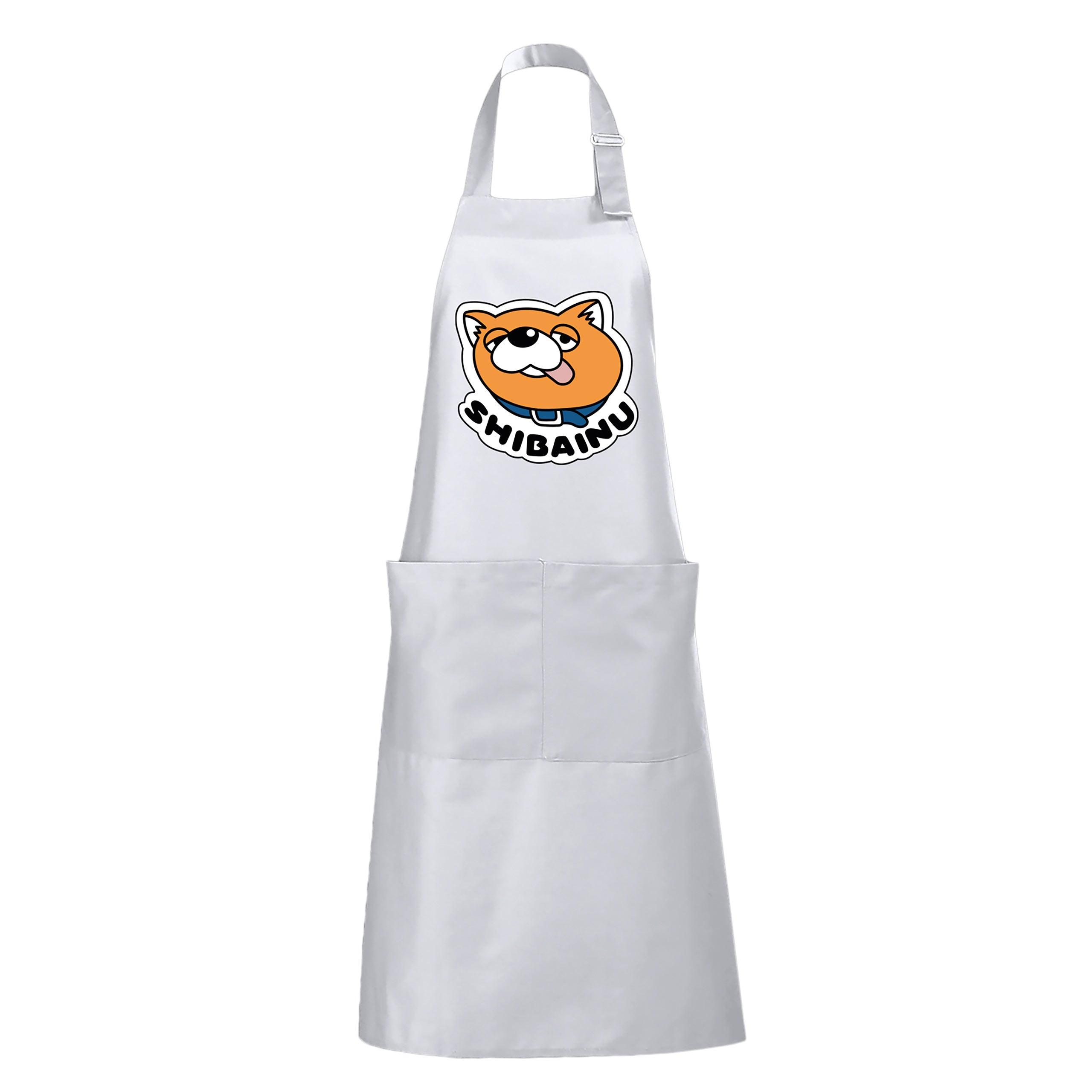 Product image Shiba Inu Apron for Manga Fans White