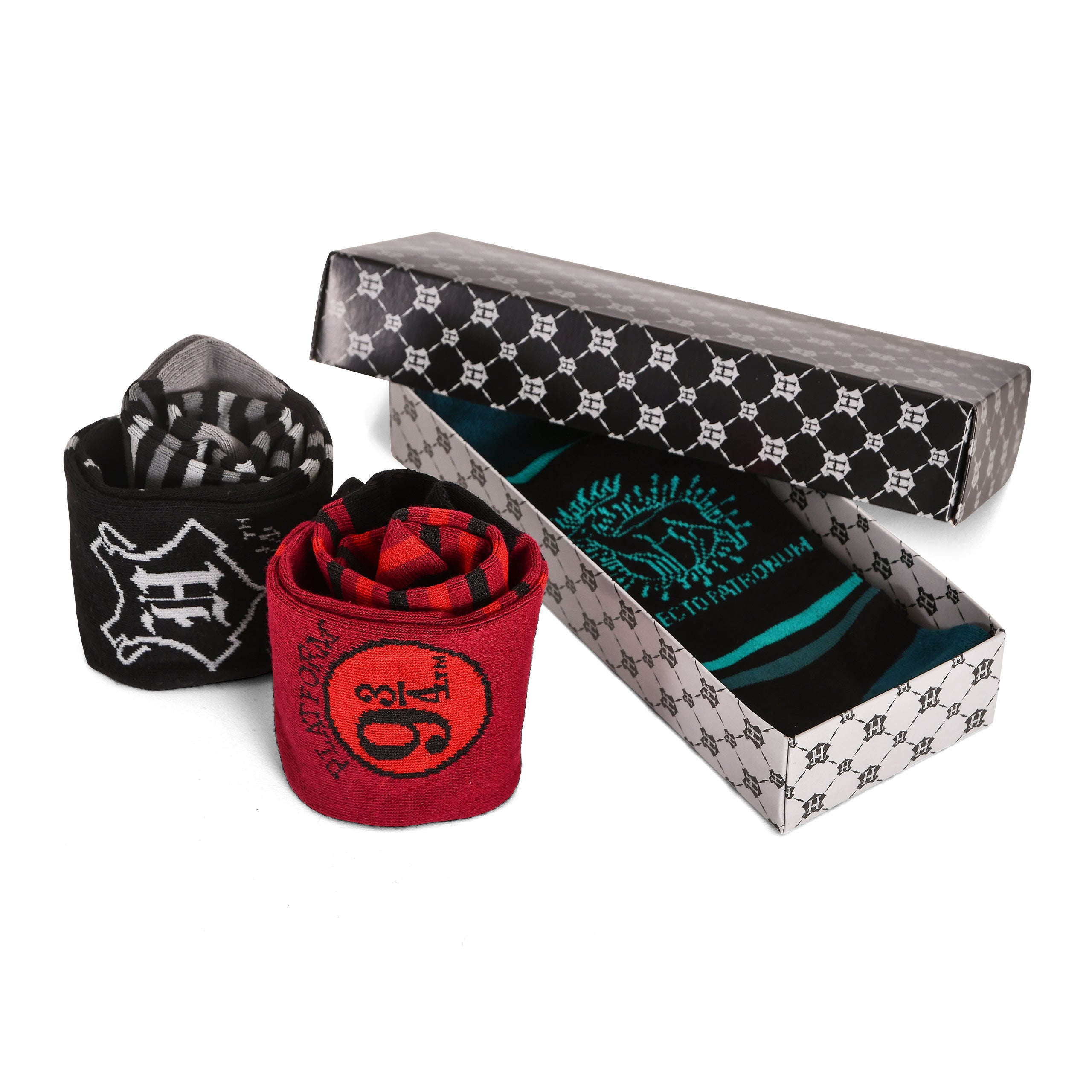 Product image Hogwarts Socks 3 Set in Gift Box - Harry Potter
