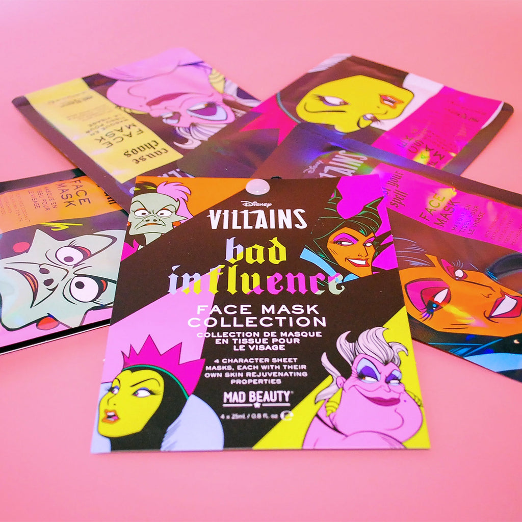 Product image Disney Villains - Characters Sheet Masks 4-piece set