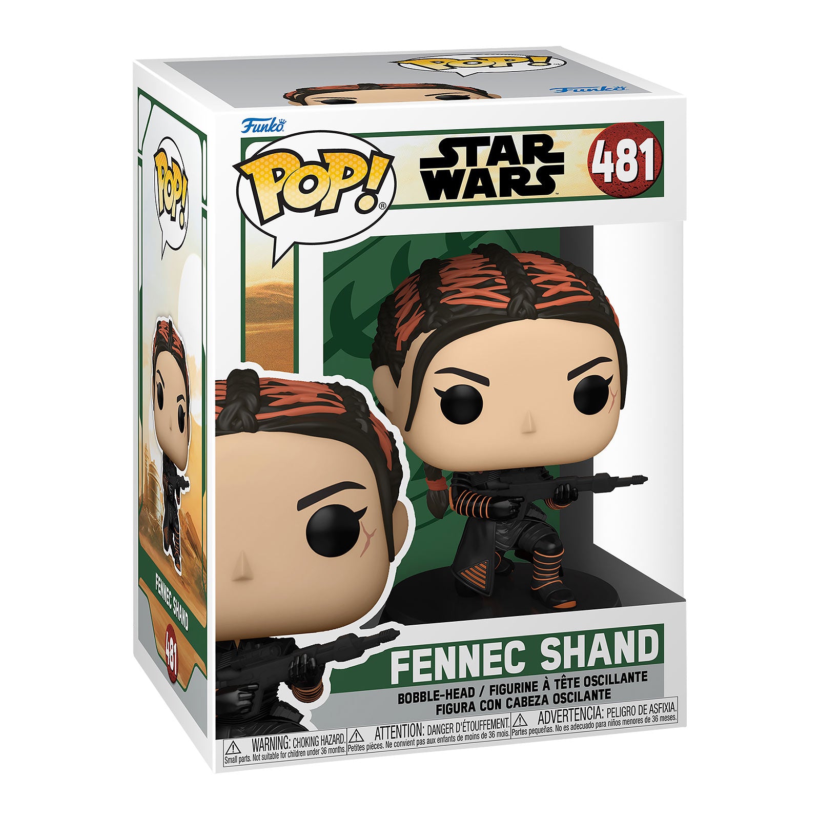 Product image Fennec Shand Funko Pop Bobblehead Figure - Star Wars The Book of Boba Fett