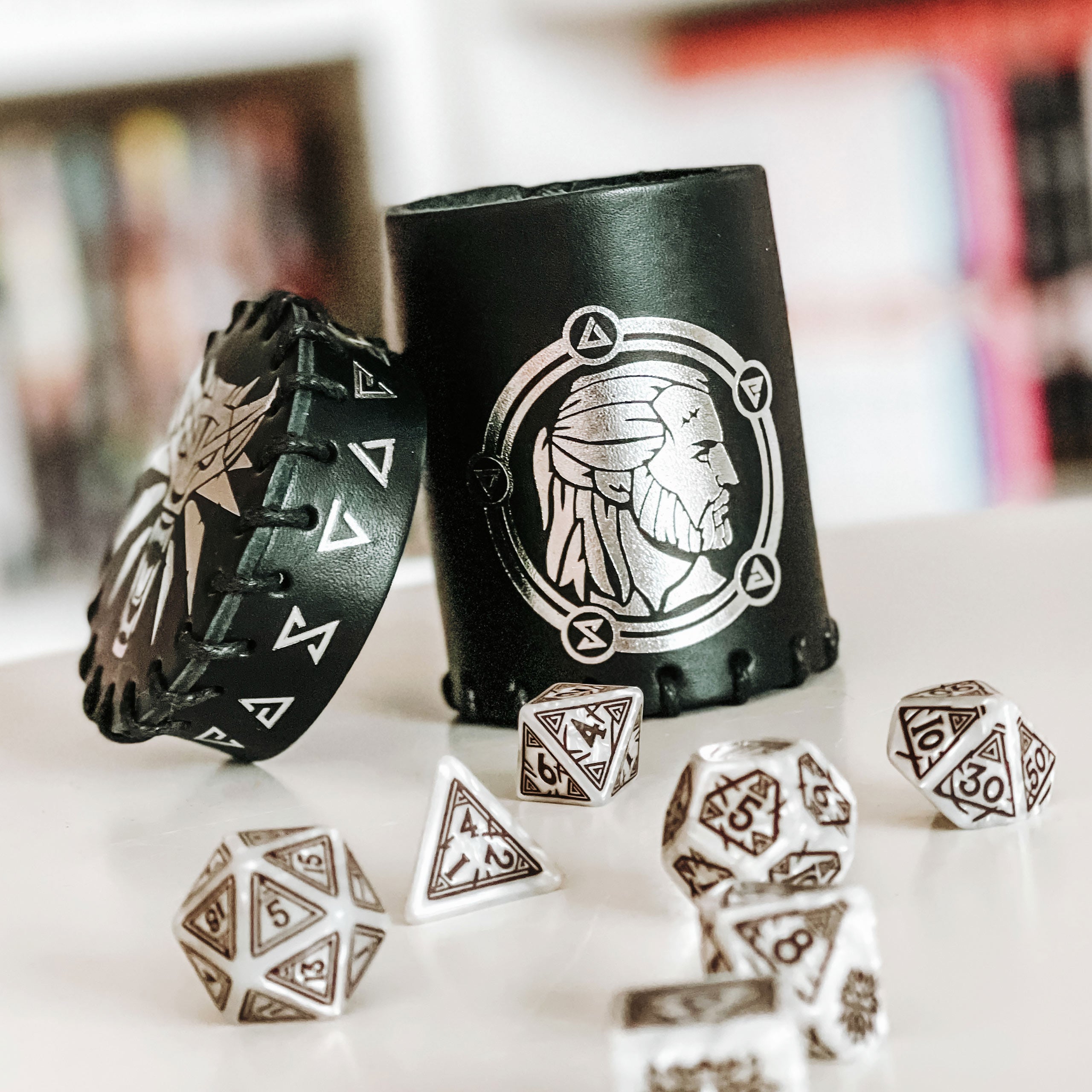 Product image Witcher - Geralt RPG Dice Cup Black