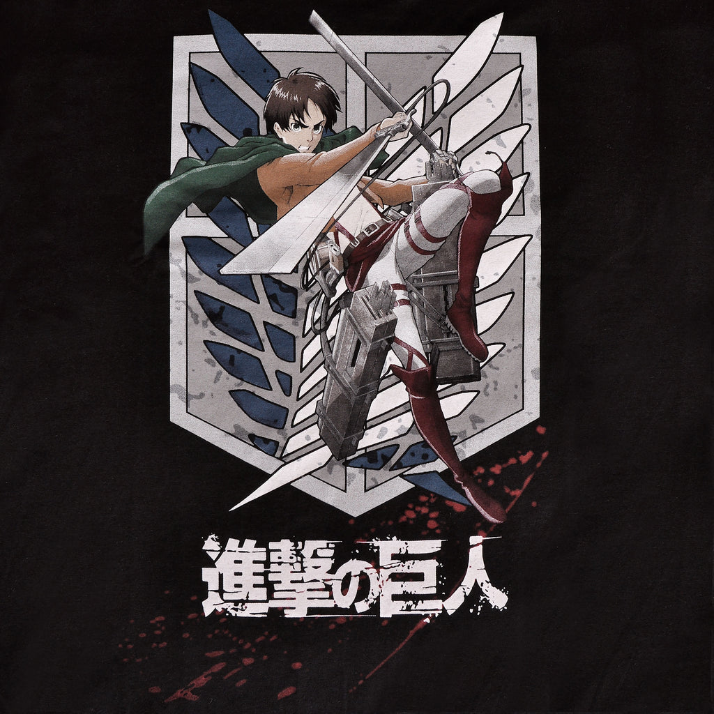 Product image Attack on Titan - Eren Survey Corps T-Shirt Black