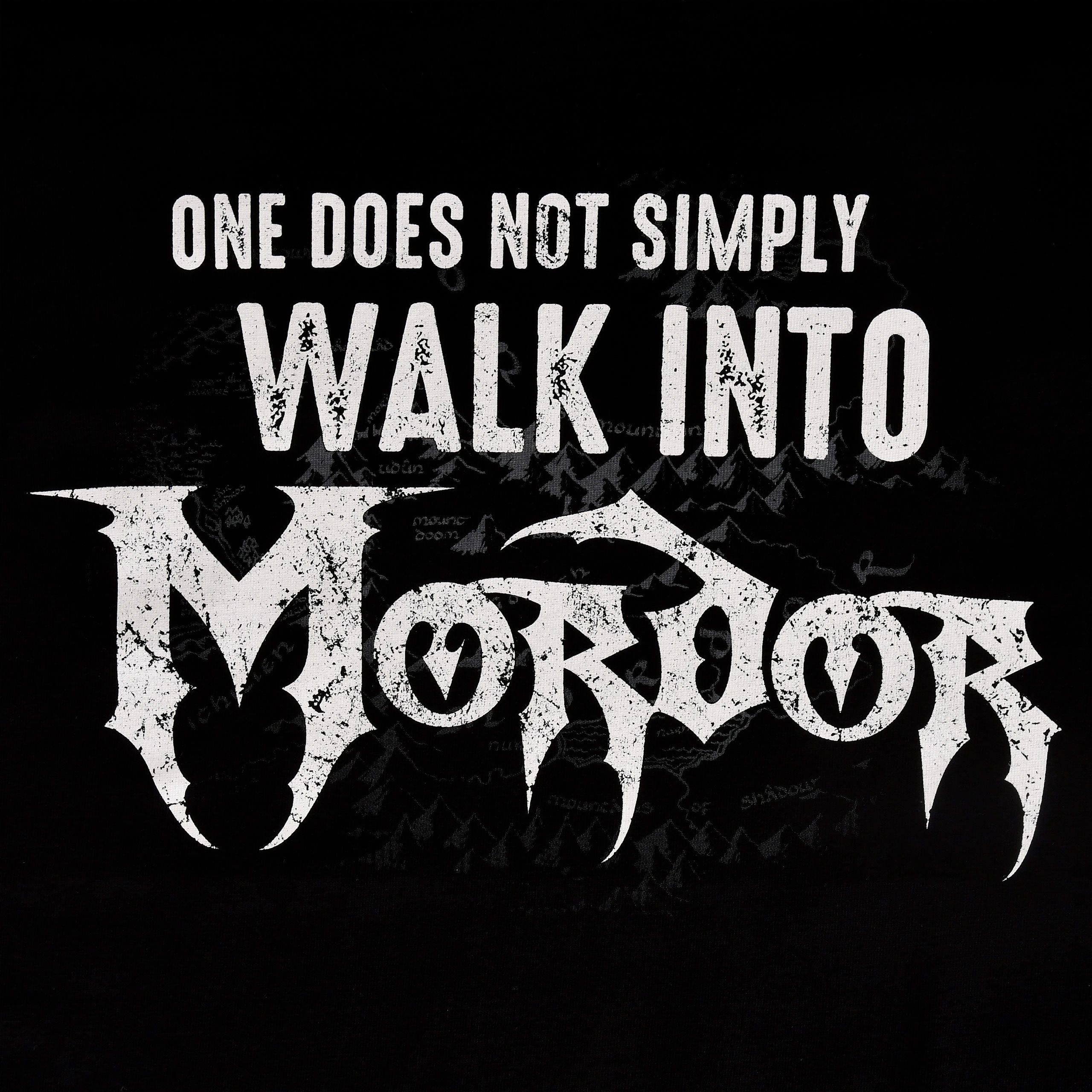 Product image The Lord of the Rings - Walk Into Mordor T-Shirt Black