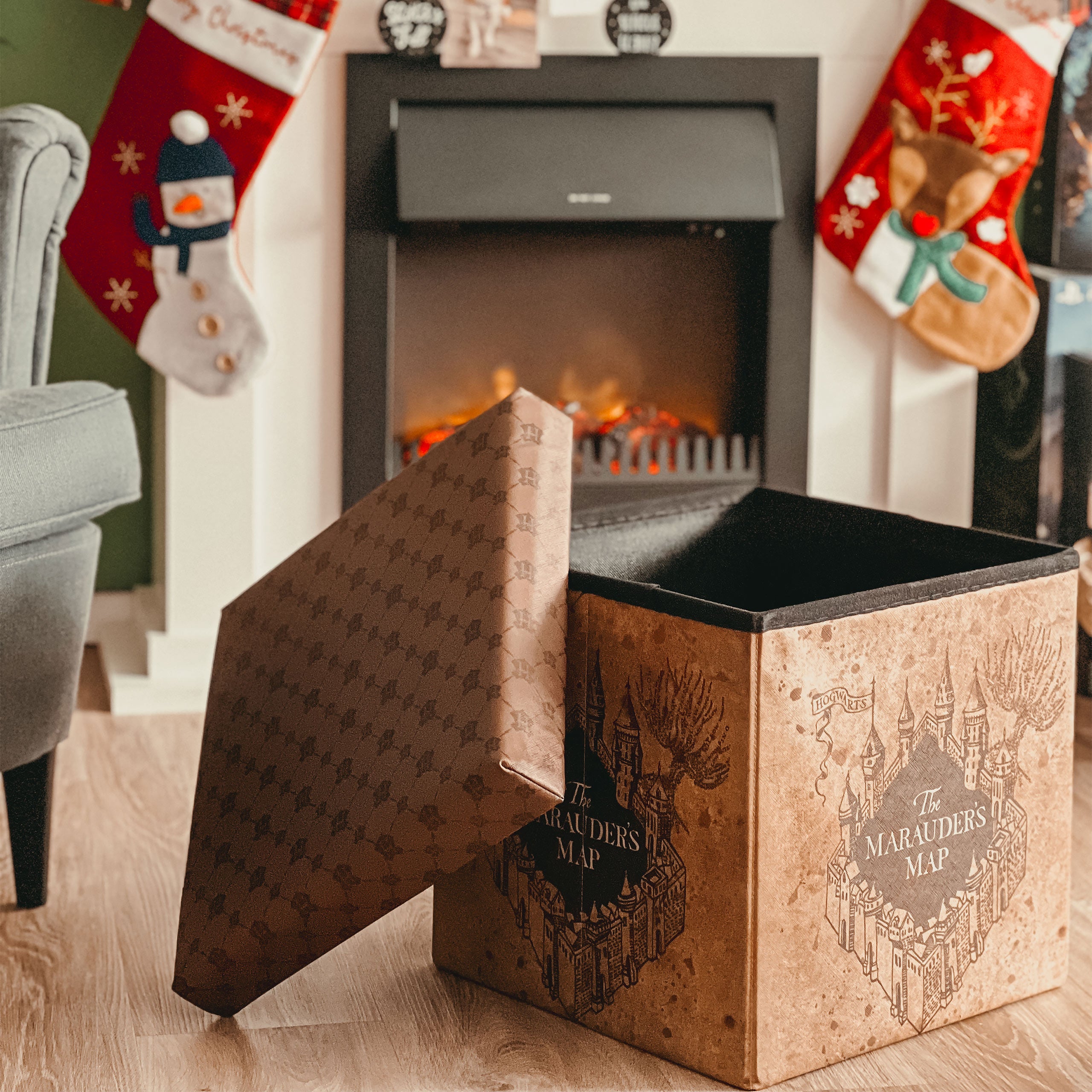 Product image Harry Potter - Marauder's Map Stool with Storage