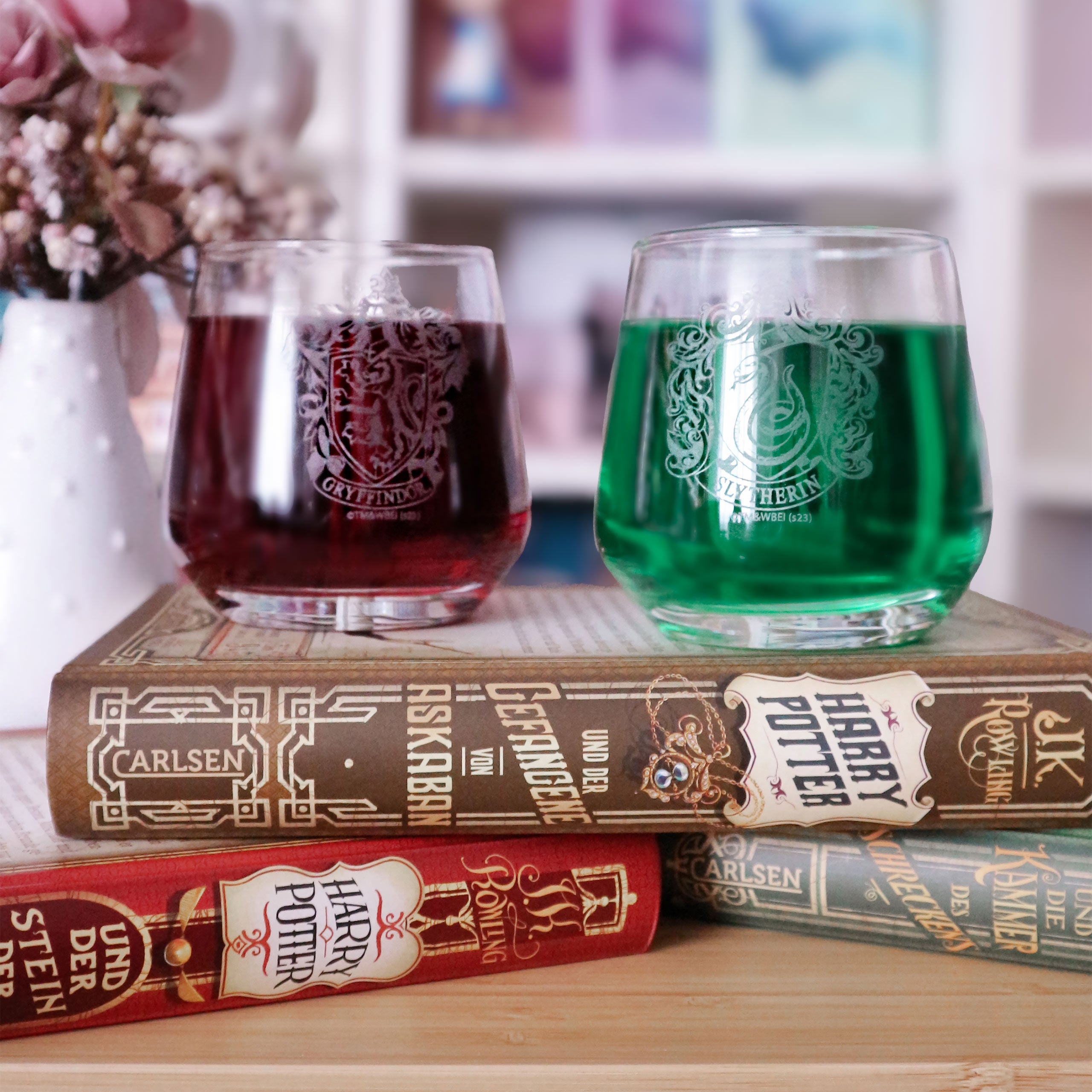 Product image Harry Potter - Gryffindor and Slytherin Glass Set
