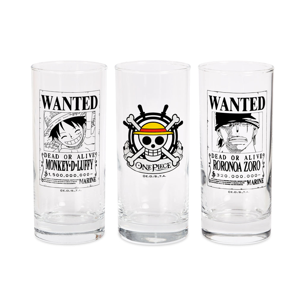 Product image One Piece - Wanted Luffy and Zoro Glass Set