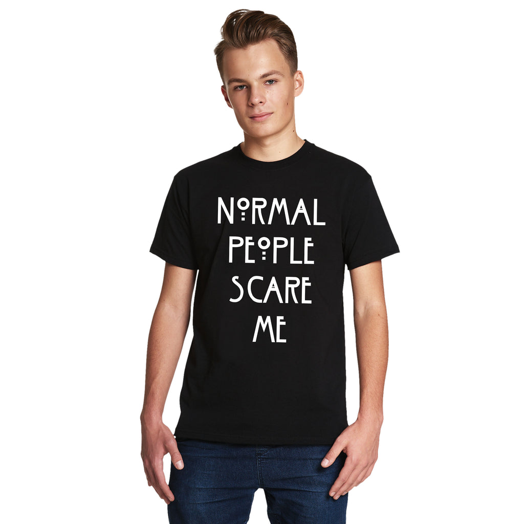 Product image Normal People Scare Me T-Shirt for American Horror Story Fans Black