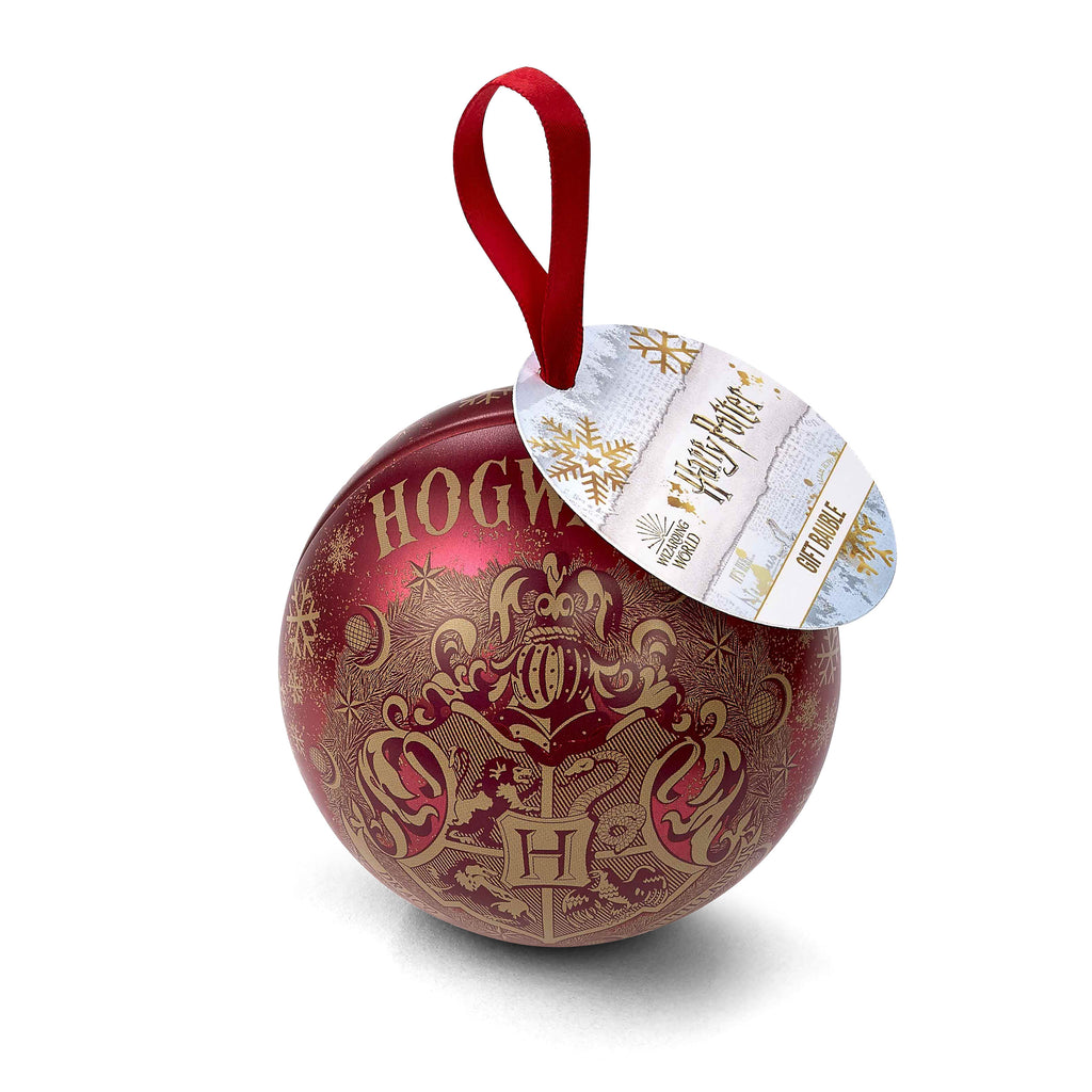 Product image Harry Potter - Hogwarts Crest Christmas Bauble with Snitch Necklace