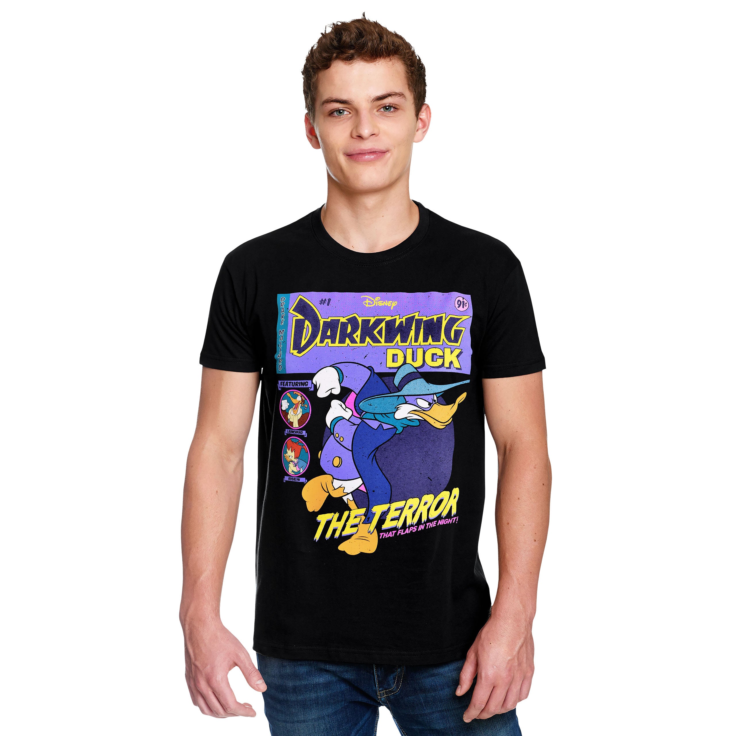Product image Darkwing Duck - Comic Cover T-Shirt black