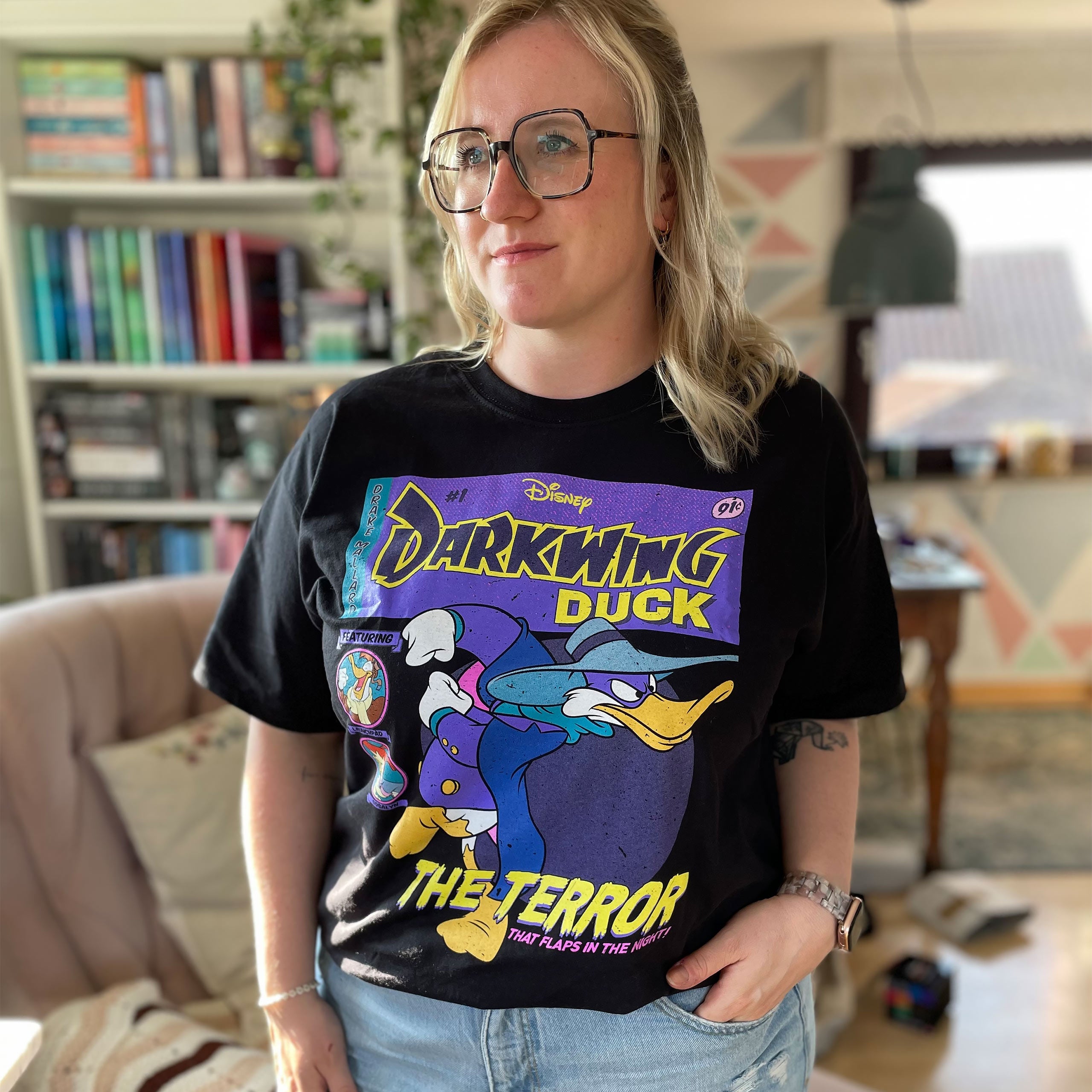 Product image Darkwing Duck - Comic Cover T-Shirt black