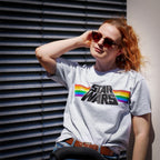 Product image Star Wars - Classic Rainbow Logo Pride T-Shirt grey